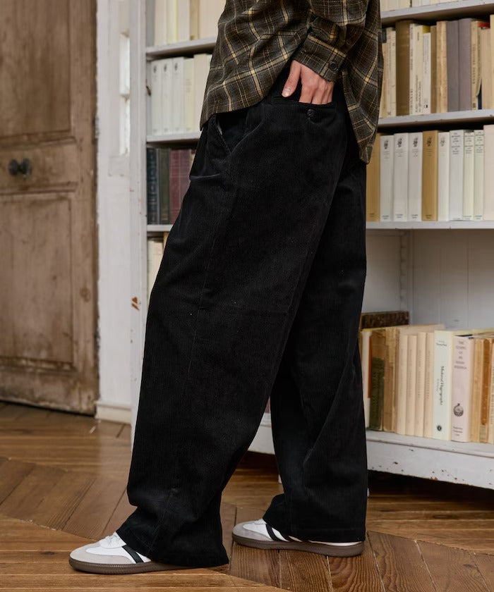 Dickies / 打褶寬版燈芯絨工作褲（日本聯名限定）