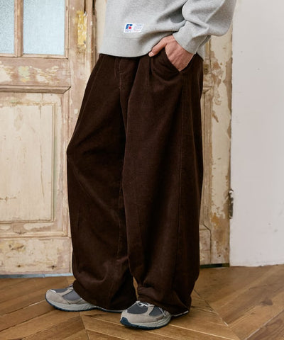 Dickies / 打褶寬版燈芯絨工作褲（日本聯名限定）