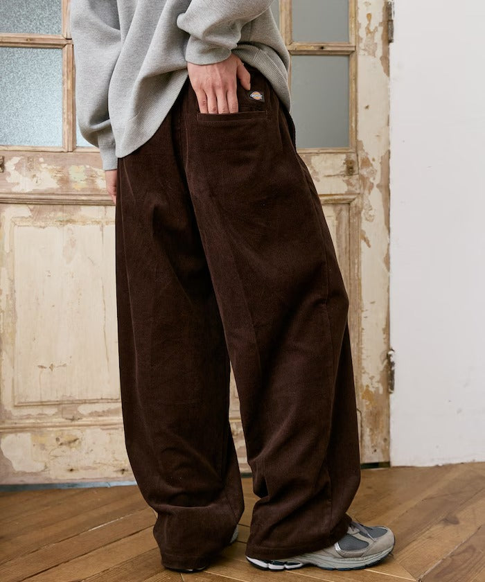 Dickies / 打褶寬版燈芯絨工作褲（日本聯名限定）