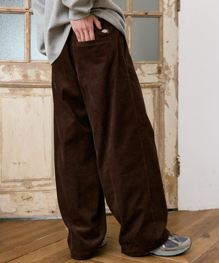 Dickies / 打褶寬版燈芯絨工作褲（日本聯名限定）