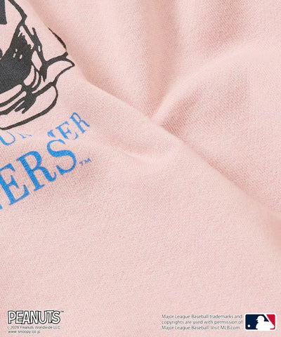 PEANUTS × MLB × FREAK'S STORE / 道奇隊背印大廓形 圓領衫（日本聯名限定）