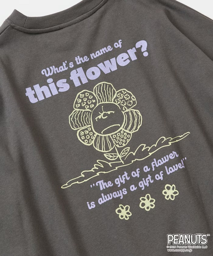 PEANUTS × FREAK'S STORE / 花朵印花大廓形 圓領衫（日本聯名限定）