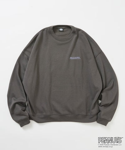 PEANUTS × FREAK'S STORE / 花朵印花大廓形 圓領衫（日本聯名限定）