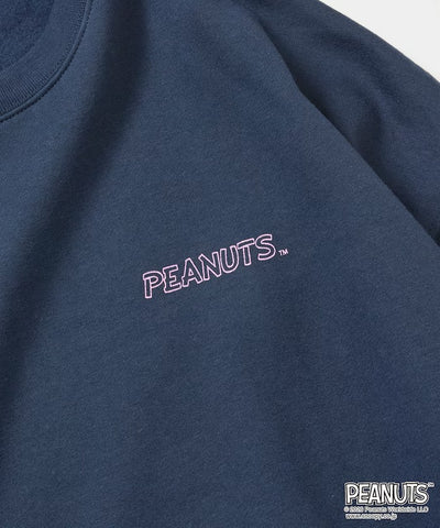 PEANUTS × FREAK'S STORE / 花朵印花大廓形 圓領衫（日本聯名限定）