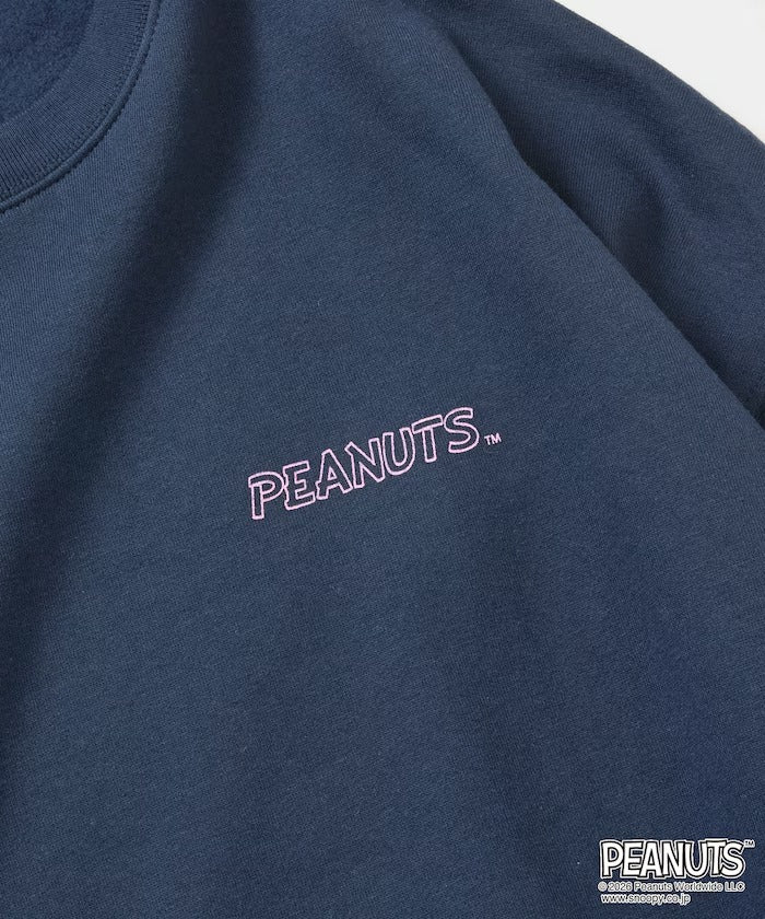 PEANUTS × FREAK'S STORE / 花朵印花大廓形 圓領衫（日本聯名限定）