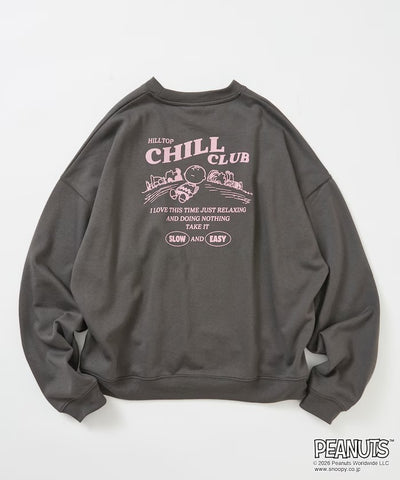 PEANUTS × FREAK'S STORE / Chill Club 大廓形 圓領衫（日本聯名限定）