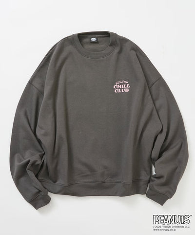 PEANUTS × FREAK'S STORE / Chill Club 大廓形 圓領衫（日本聯名限定）