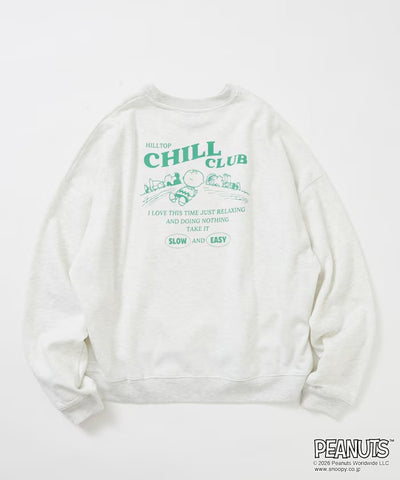PEANUTS × FREAK'S STORE / Chill Club 大廓形 圓領衫（日本聯名限定）