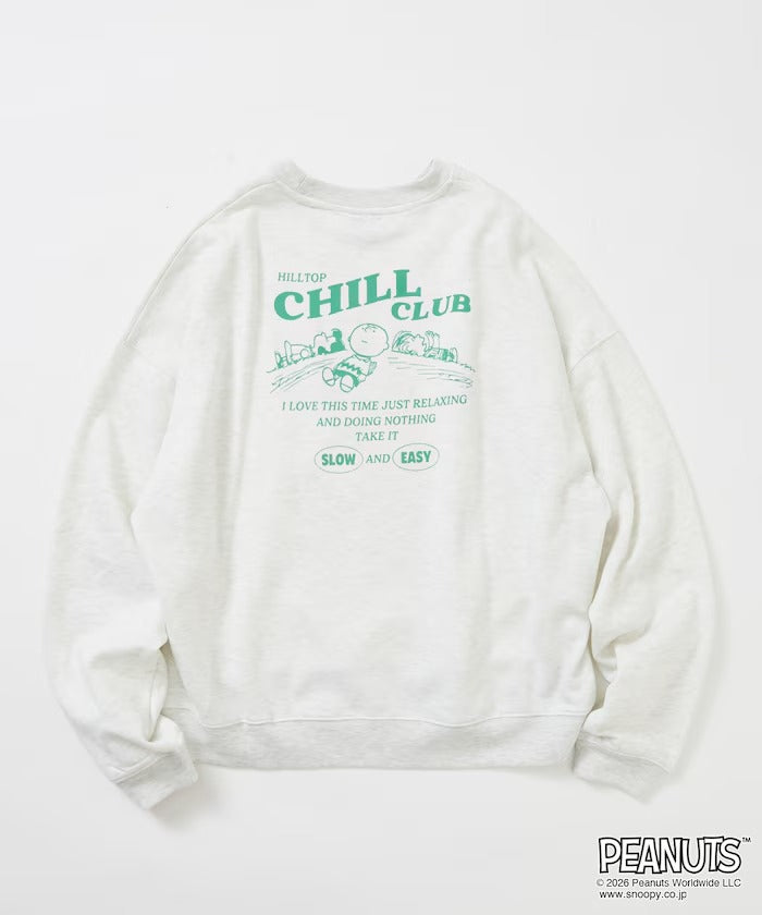 PEANUTS × FREAK'S STORE / Chill Club 大廓形 圓領衫（日本聯名限定）