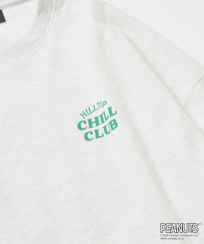 PEANUTS × FREAK'S STORE / Chill Club 大廓形 圓領衫（日本聯名限定）