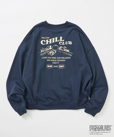 PEANUTS × FREAK'S STORE / Chill Club 大廓形 圓領衫（日本聯名限定）