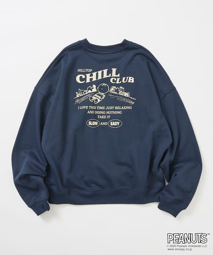 PEANUTS × FREAK'S STORE / Chill Club 大廓形 圓領衫（日本聯名限定）