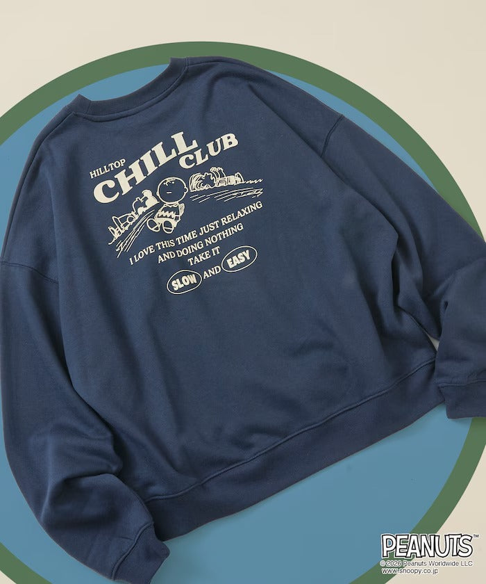 PEANUTS × FREAK'S STORE / Chill Club 大廓形 圓領衫（日本聯名限定）