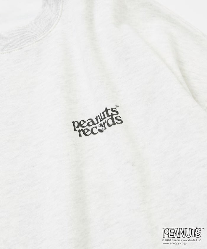 PEANUTS × FREAK'S STORE / 唱片印花大廓形 圓領衫（日本聯名限定）