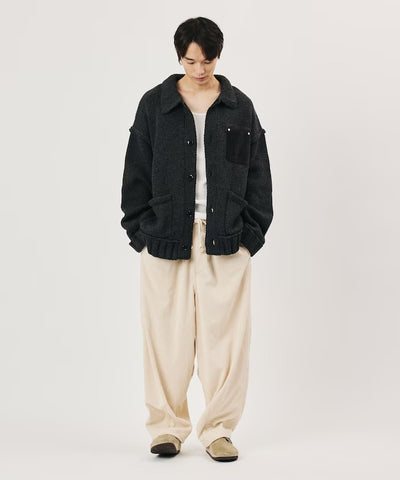 FREAK'S STORE / 針織工裝外套（燈芯絨口袋）