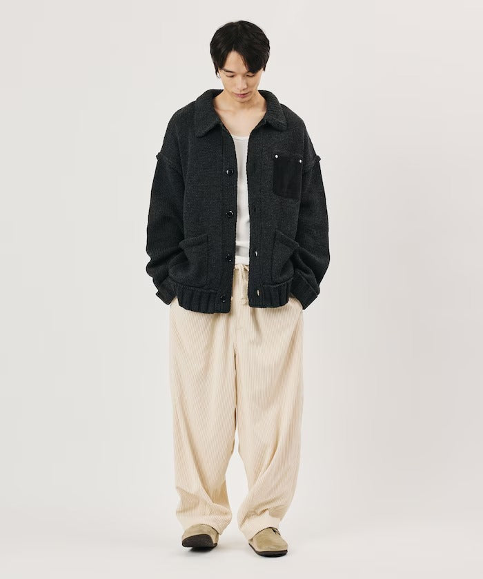 FREAK'S STORE / 針織工裝外套（燈芯絨口袋）