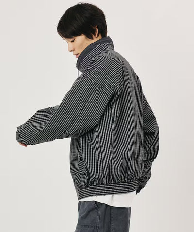 FREAK'S STORE / 格紋配色立領外套