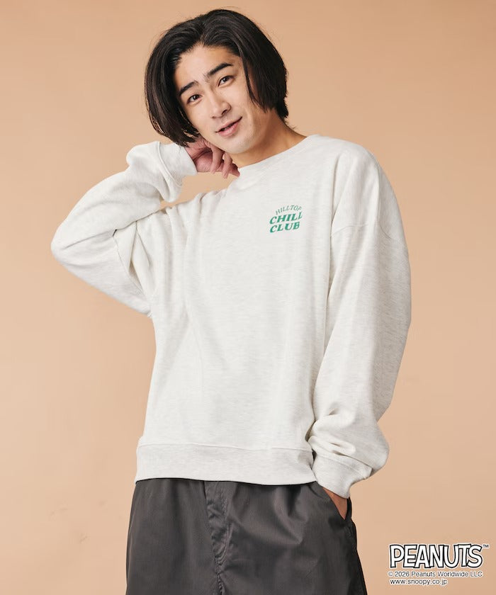 PEANUTS × FREAK'S STORE / Chill Club 大廓形 圓領衫（日本聯名限定）