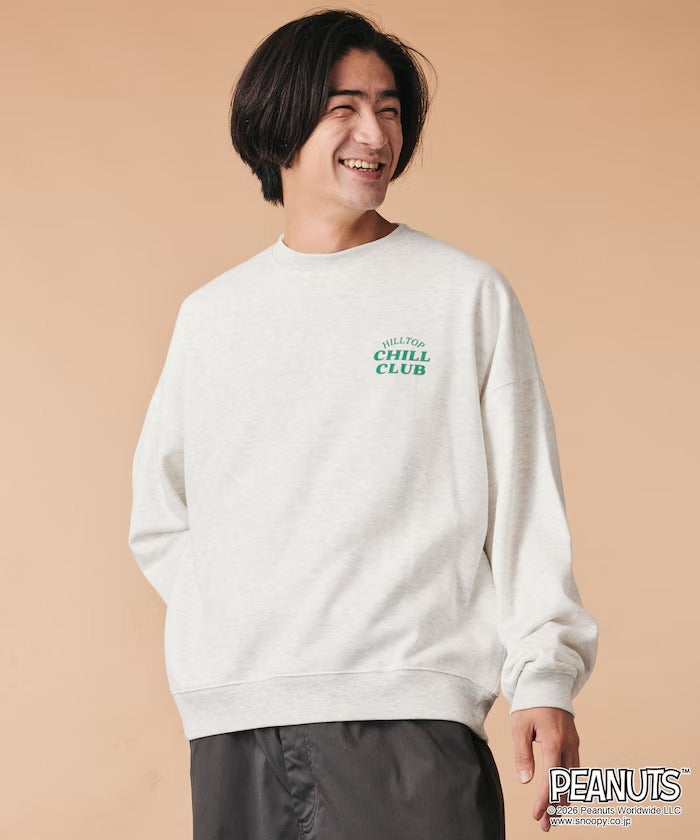 PEANUTS × FREAK'S STORE / Chill Club 大廓形 圓領衫（日本聯名限定）