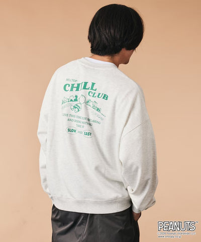 PEANUTS × FREAK'S STORE / Chill Club 大廓形 圓領衫（日本聯名限定）