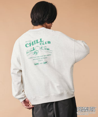 PEANUTS × FREAK'S STORE / Chill Club 大廓形 圓領衫（日本聯名限定）