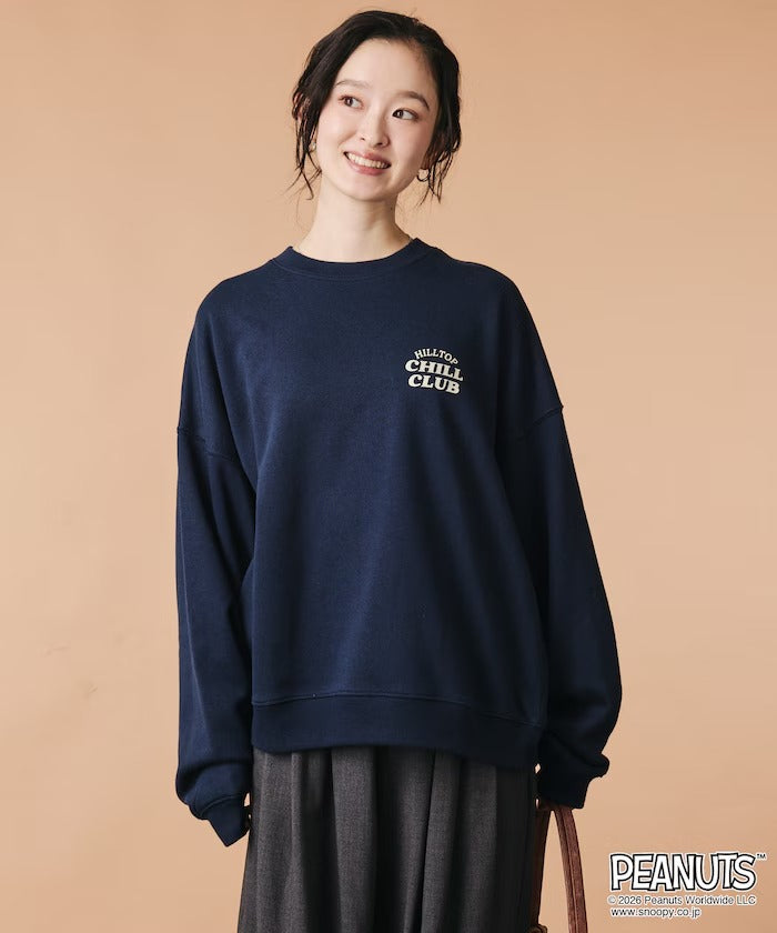 PEANUTS × FREAK'S STORE / Chill Club 大廓形 圓領衫（日本聯名限定）