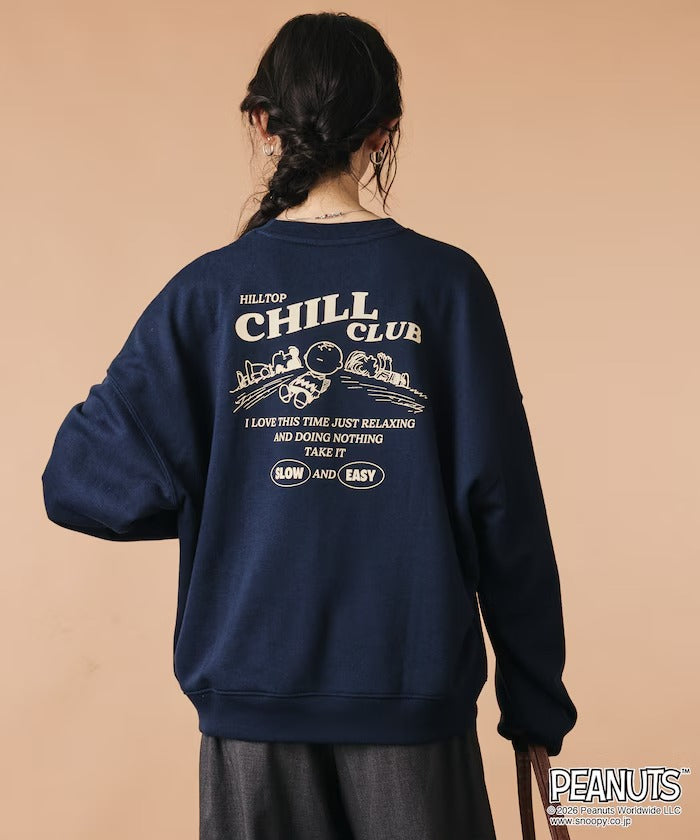 PEANUTS × FREAK'S STORE / Chill Club 大廓形 圓領衫（日本聯名限定）
