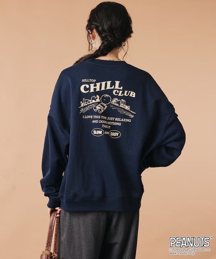 PEANUTS × FREAK'S STORE / Chill Club 大廓形 圓領衫（日本聯名限定）
