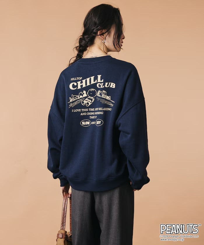 PEANUTS × FREAK'S STORE / Chill Club 大廓形 圓領衫（日本聯名限定）