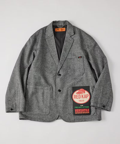 RED KAP × FREAK'S STORE / KP-10 寬鬆斜紋軟呢西裝外套（日本聯名限定）