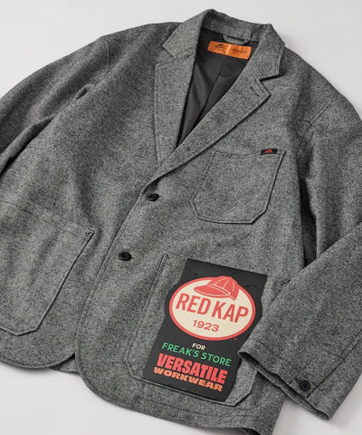 RED KAP × FREAK'S STORE / KP-10 寬鬆斜紋軟呢西裝外套（日本聯名限定）