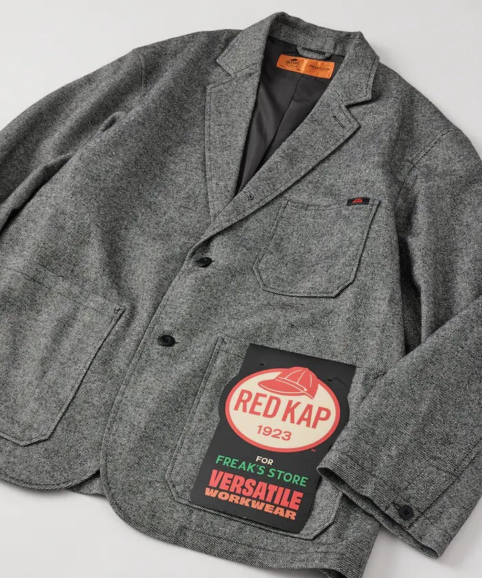 RED KAP × FREAK'S STORE / KP-10 寬鬆斜紋軟呢西裝外套（日本聯名限定）