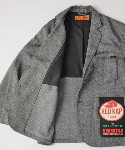 RED KAP × FREAK'S STORE / KP-10 寬鬆斜紋軟呢西裝外套（日本聯名限定）