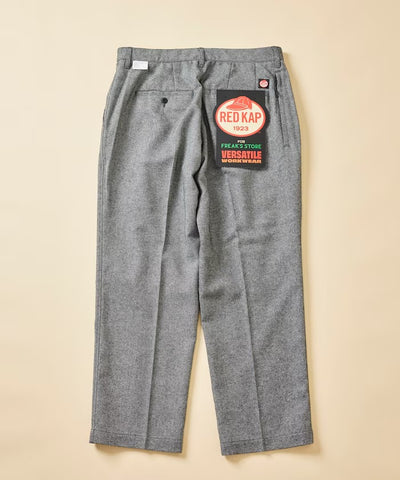 RED KAP × FREAK'S STORE / PT-38 雙褶斜紋軟呢寬褲（日本聯名限定）