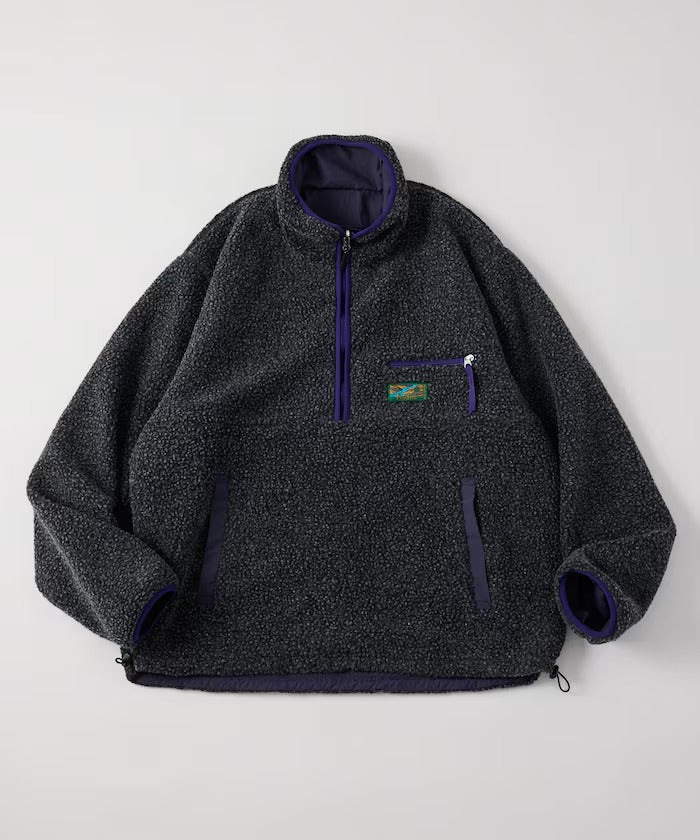 Foxfire × FREAK'S STORE / 尼龍刷毛雙面穿半拉鍊外套（日本聯名限定）