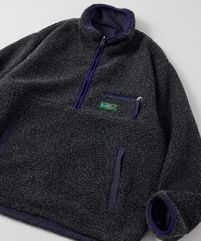 Foxfire × FREAK'S STORE / 尼龍刷毛雙面穿半拉鍊外套（日本聯名限定）
