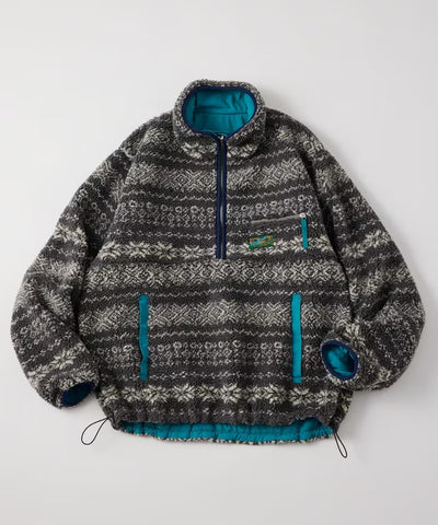 Foxfire × FREAK'S STORE / 尼龍刷毛雙面穿半拉鍊外套（日本聯名限定）