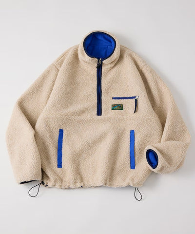 Foxfire × FREAK'S STORE / 尼龍刷毛雙面穿半拉鍊外套（日本聯名限定）