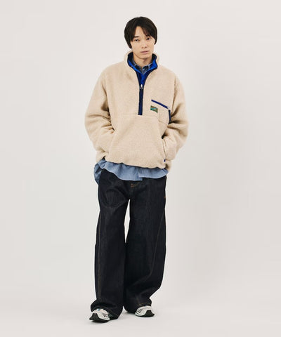 Foxfire × FREAK'S STORE / 尼龍刷毛雙面穿半拉鍊外套（日本聯名限定）