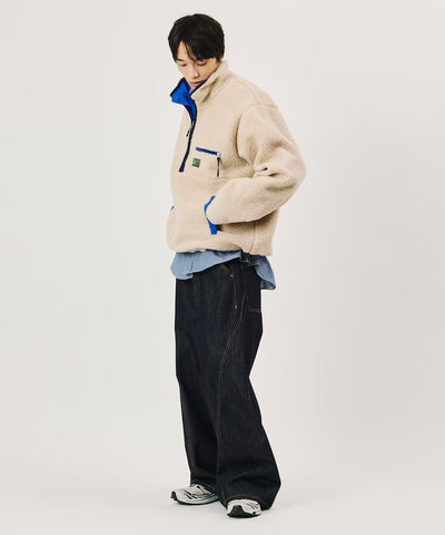 Foxfire × FREAK'S STORE / 尼龍刷毛雙面穿半拉鍊外套（日本聯名限定）