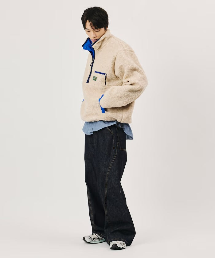 Foxfire × FREAK'S STORE / 尼龍刷毛雙面穿半拉鍊外套（日本聯名限定）