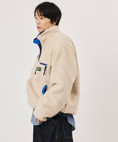 Foxfire × FREAK'S STORE / 尼龍刷毛雙面穿半拉鍊外套（日本聯名限定）