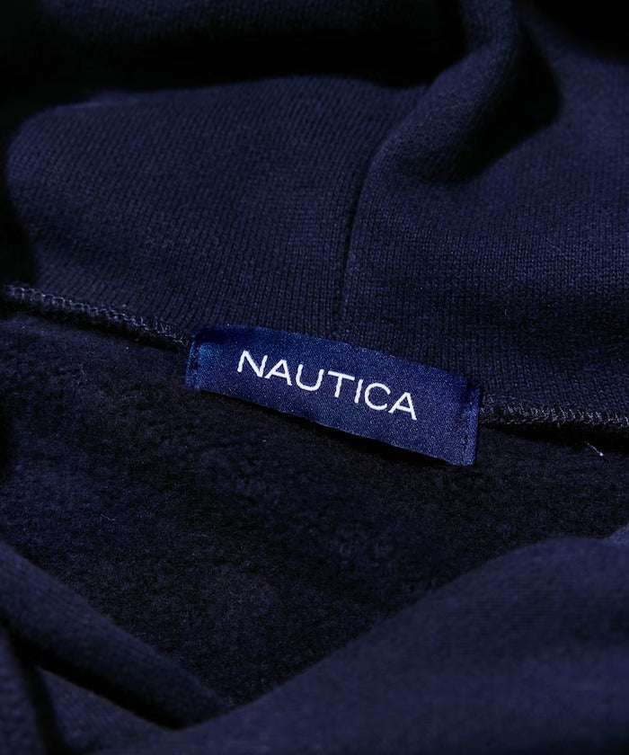 NAUTICA / 寬鬆學院LOGO 連帽衫