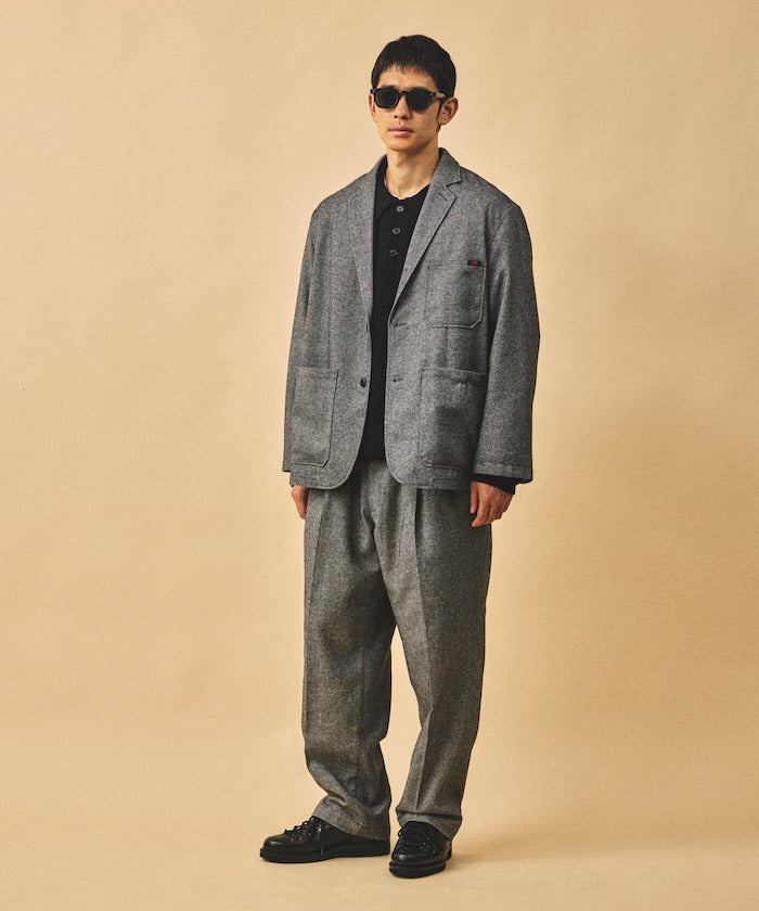 RED KAP × FREAK'S STORE / KP-10 寬鬆斜紋軟呢西裝外套（日本聯名限定）
