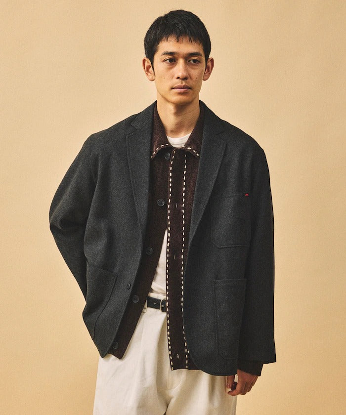 RED KAP × FREAK'S STORE / KP-10 寬鬆斜紋軟呢西裝外套（日本聯名限定）
