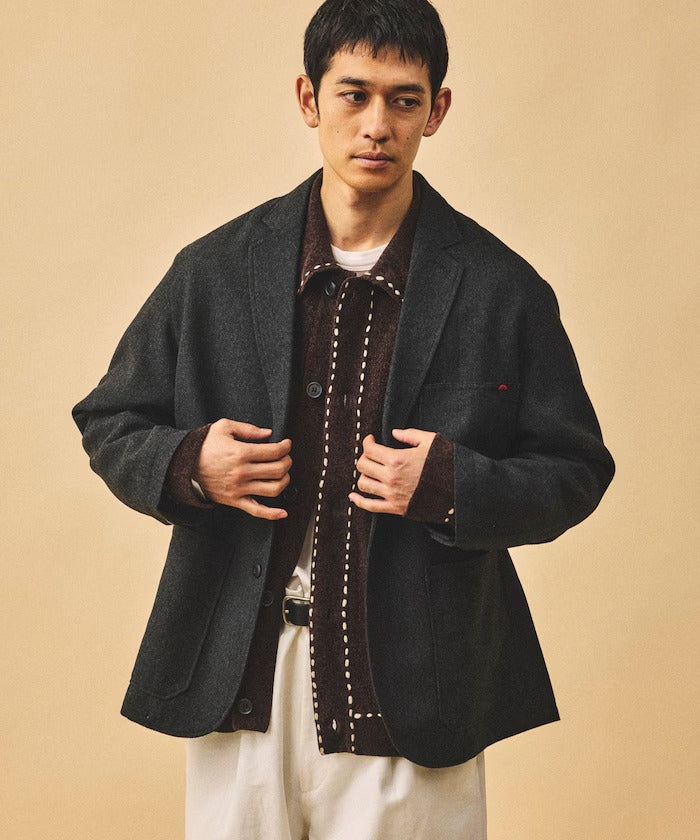 RED KAP × FREAK'S STORE / KP-10 寬鬆斜紋軟呢西裝外套（日本聯名限定）