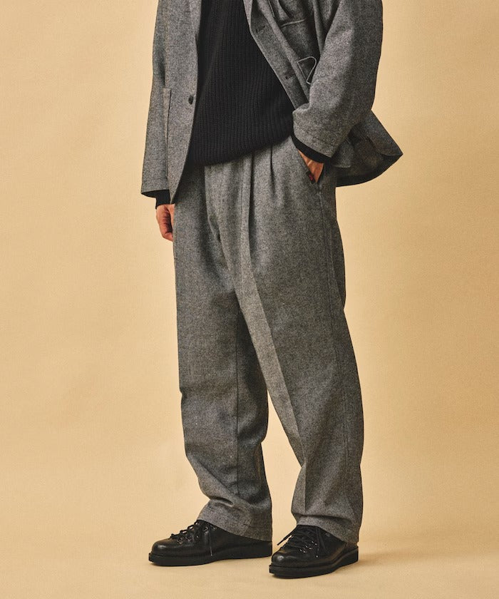 RED KAP × FREAK'S STORE / PT-38 雙褶斜紋軟呢寬褲（日本聯名限定）