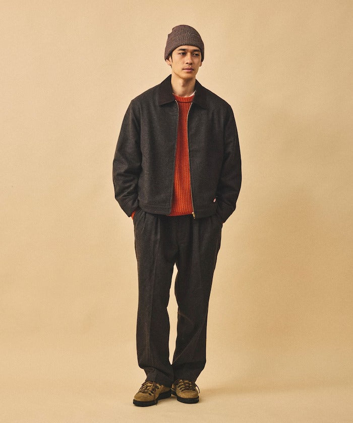 RED KAP × FREAK'S STORE / PT-38 雙褶斜紋軟呢寬褲（日本聯名限定）