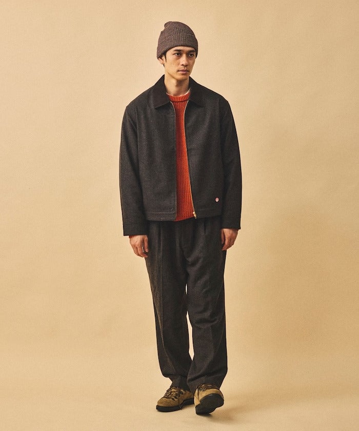 RED KAP × FREAK'S STORE / PT-38 雙褶斜紋軟呢寬褲（日本聯名限定）