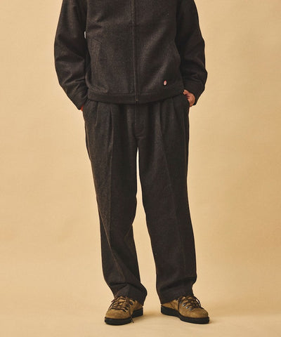 RED KAP × FREAK'S STORE / PT-38 雙褶斜紋軟呢寬褲（日本聯名限定）